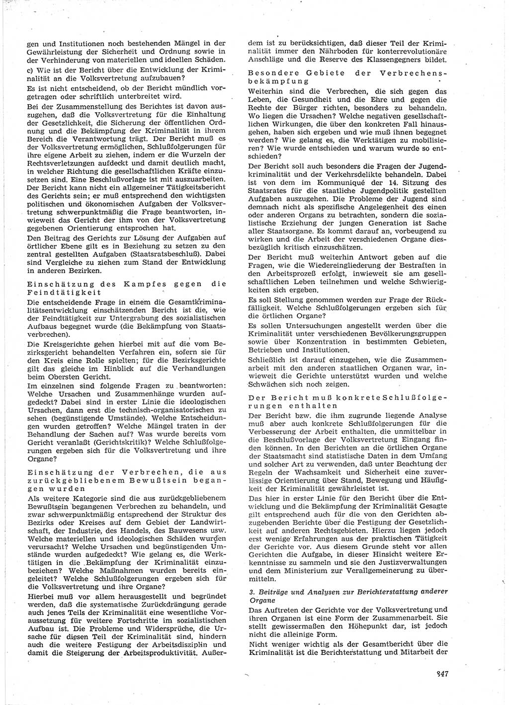 Neue Justiz (NJ), Zeitschrift für Recht und Rechtswissenschaft [Deutsche Demokratische Republik (DDR)], 15. Jahrgang 1961, Seite 847 (NJ DDR 1961, S. 847)