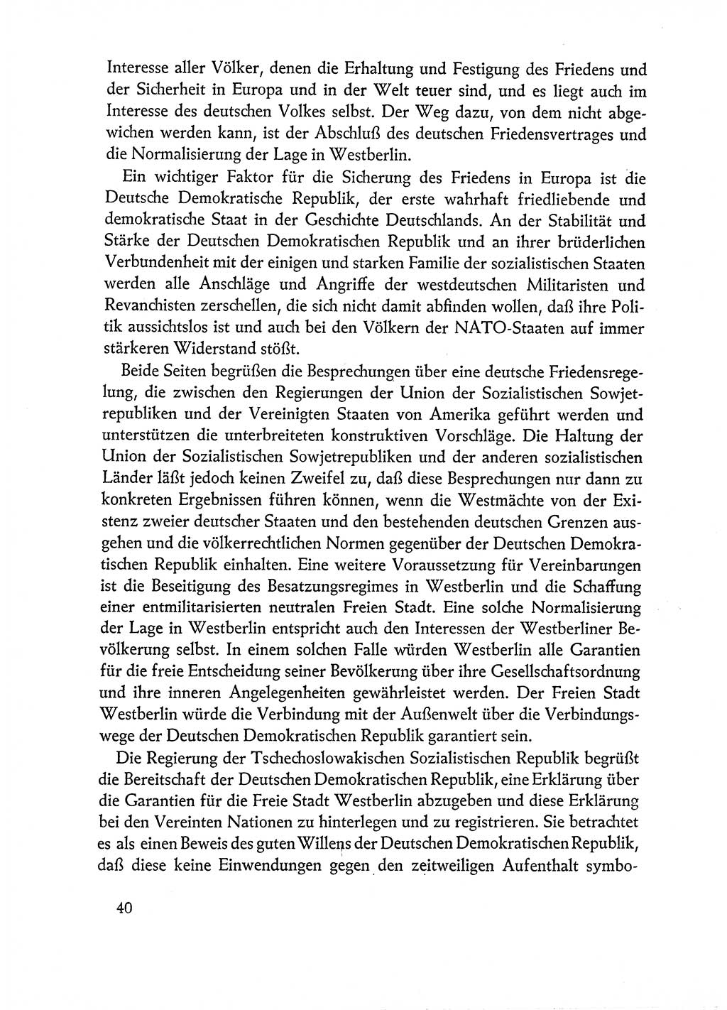 Dokumente der Sozialistischen Einheitspartei Deutschlands (SED) [Deutsche Demokratische Republik (DDR)] 1962-1963, Seite 40 (Dok. SED DDR 1962-1963, S. 40)