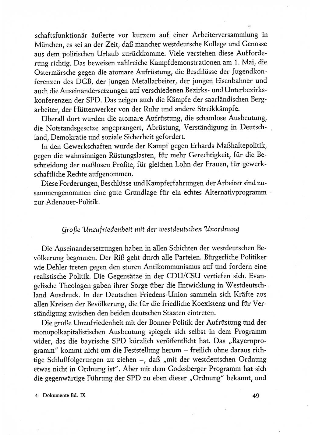 Dokumente der Sozialistischen Einheitspartei Deutschlands (SED) [Deutsche Demokratische Republik (DDR)] 1962-1963, Seite 49 (Dok. SED DDR 1962-1963, S. 49)