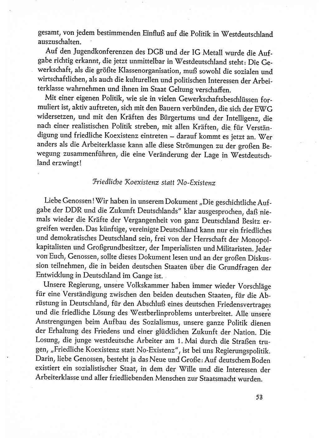 Dokumente der Sozialistischen Einheitspartei Deutschlands (SED) [Deutsche Demokratische Republik (DDR)] 1962-1963, Seite 53 (Dok. SED DDR 1962-1963, S. 53)