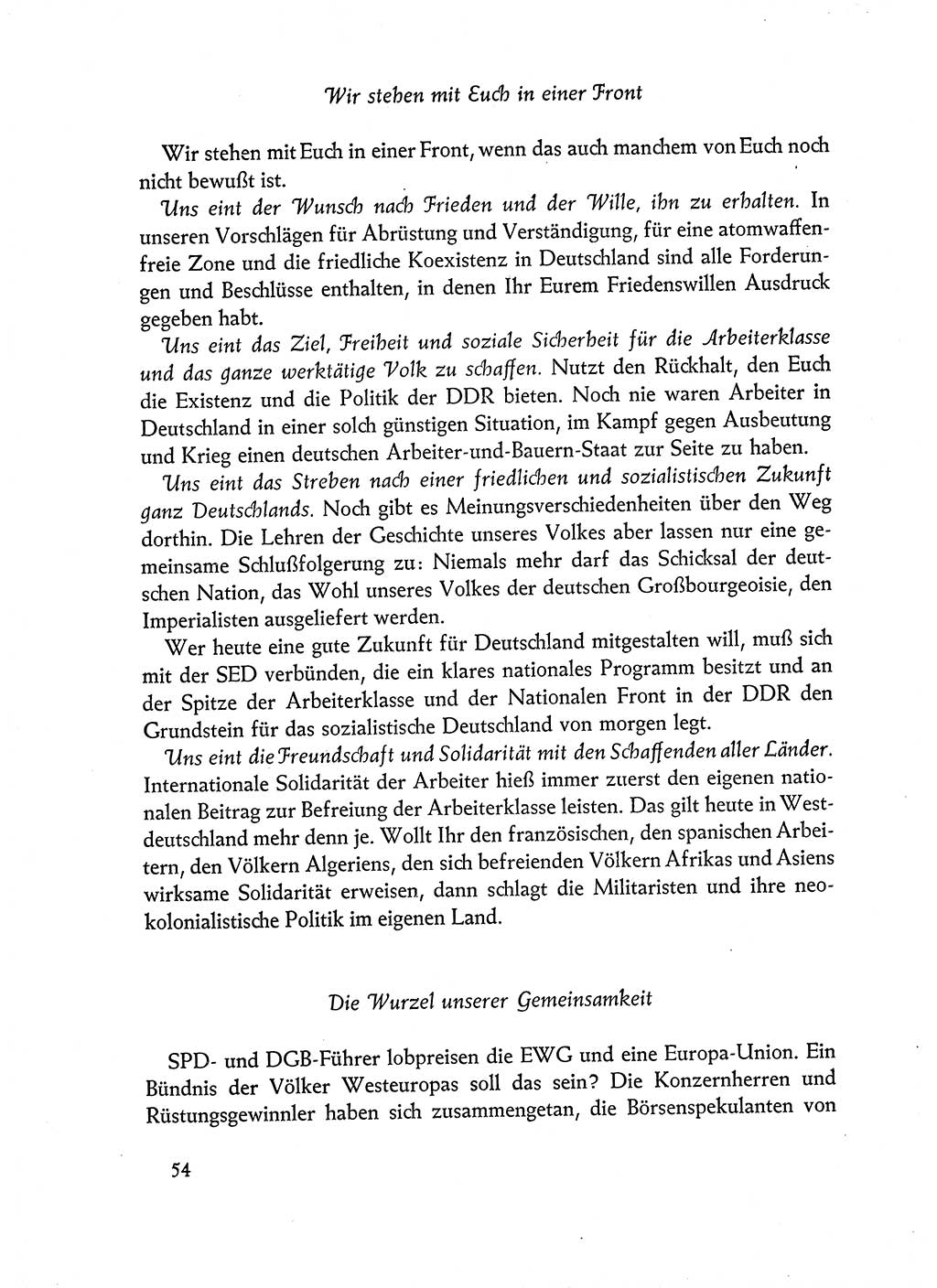 Dokumente der Sozialistischen Einheitspartei Deutschlands (SED) [Deutsche Demokratische Republik (DDR)] 1962-1963, Seite 54 (Dok. SED DDR 1962-1963, S. 54)