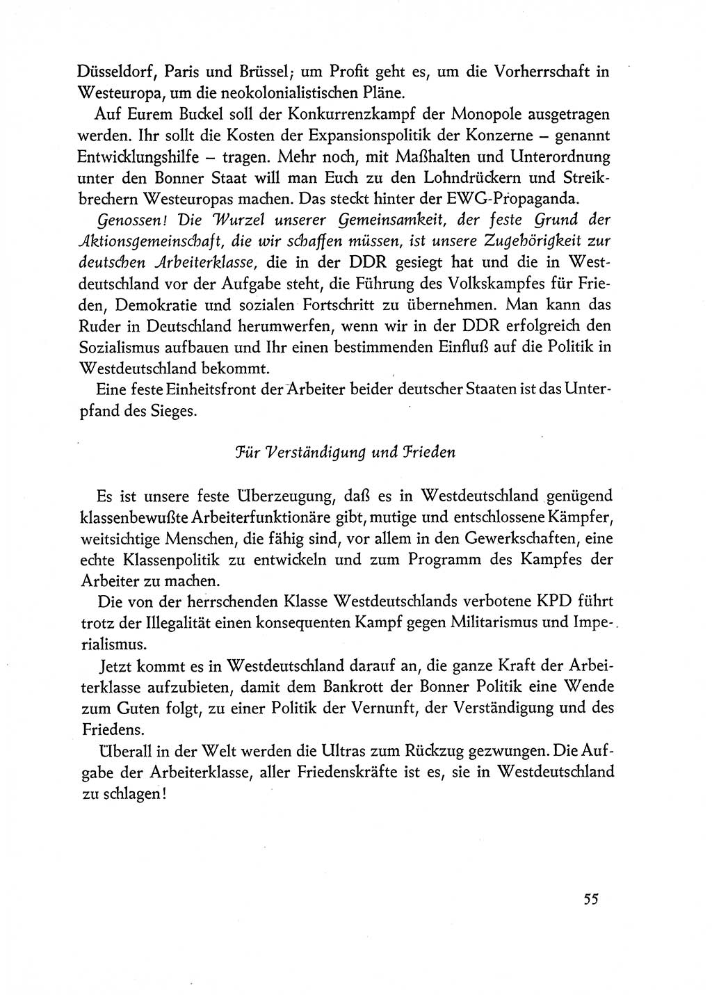 Dokumente der Sozialistischen Einheitspartei Deutschlands (SED) [Deutsche Demokratische Republik (DDR)] 1962-1963, Seite 55 (Dok. SED DDR 1962-1963, S. 55)