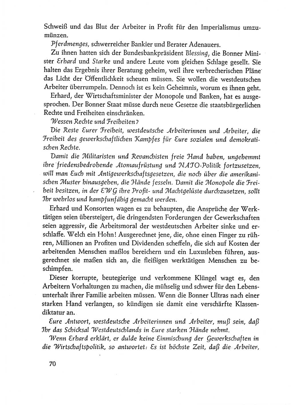 Dokumente der Sozialistischen Einheitspartei Deutschlands (SED) [Deutsche Demokratische Republik (DDR)] 1962-1963, Seite 70 (Dok. SED DDR 1962-1963, S. 70)