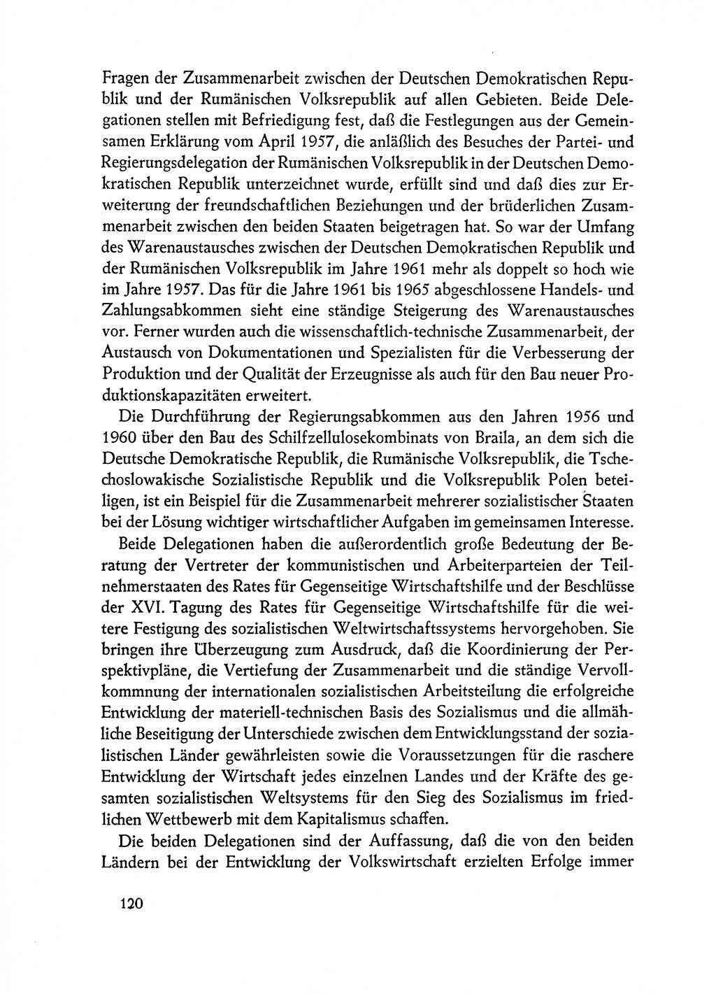 Dokumente der Sozialistischen Einheitspartei Deutschlands (SED) [Deutsche Demokratische Republik (DDR)] 1962-1963, Seite 120 (Dok. SED DDR 1962-1963, S. 120)