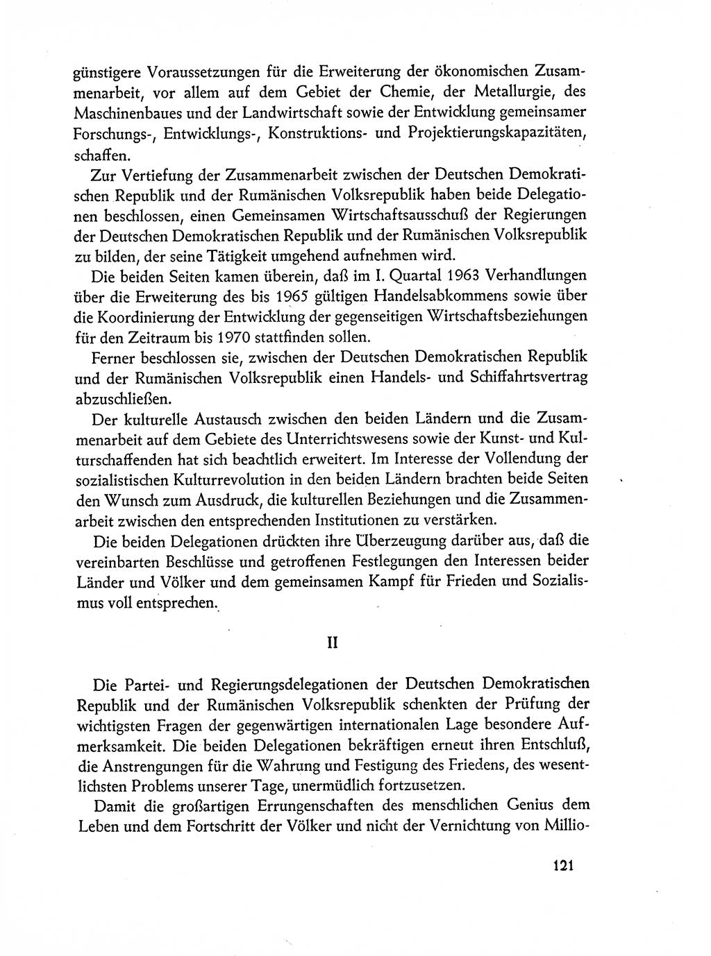 Dokumente der Sozialistischen Einheitspartei Deutschlands (SED) [Deutsche Demokratische Republik (DDR)] 1962-1963, Seite 121 (Dok. SED DDR 1962-1963, S. 121)