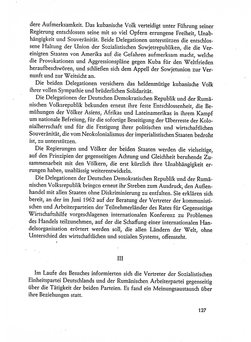 Dokumente der Sozialistischen Einheitspartei Deutschlands (SED) [Deutsche Demokratische Republik (DDR)] 1962-1963, Seite 127 (Dok. SED DDR 1962-1963, S. 127)