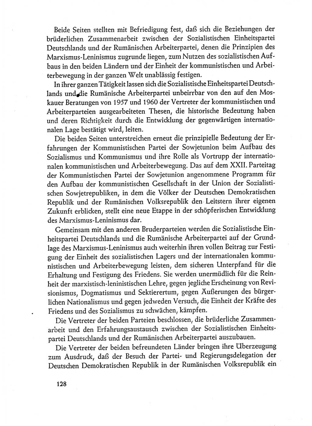 Dokumente der Sozialistischen Einheitspartei Deutschlands (SED) [Deutsche Demokratische Republik (DDR)] 1962-1963, Seite 128 (Dok. SED DDR 1962-1963, S. 128)