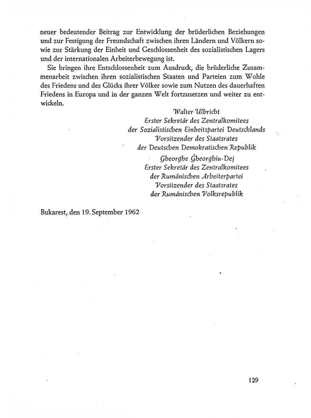 Dokumente der Sozialistischen Einheitspartei Deutschlands (SED) [Deutsche Demokratische Republik (DDR)] 1962-1963, Seite 129 (Dok. SED DDR 1962-1963, S. 129)