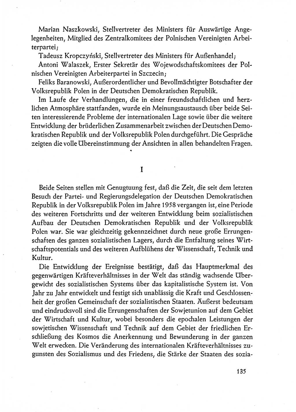 Dokumente der Sozialistischen Einheitspartei Deutschlands (SED) [Deutsche Demokratische Republik (DDR)] 1962-1963, Seite 135 (Dok. SED DDR 1962-1963, S. 135)