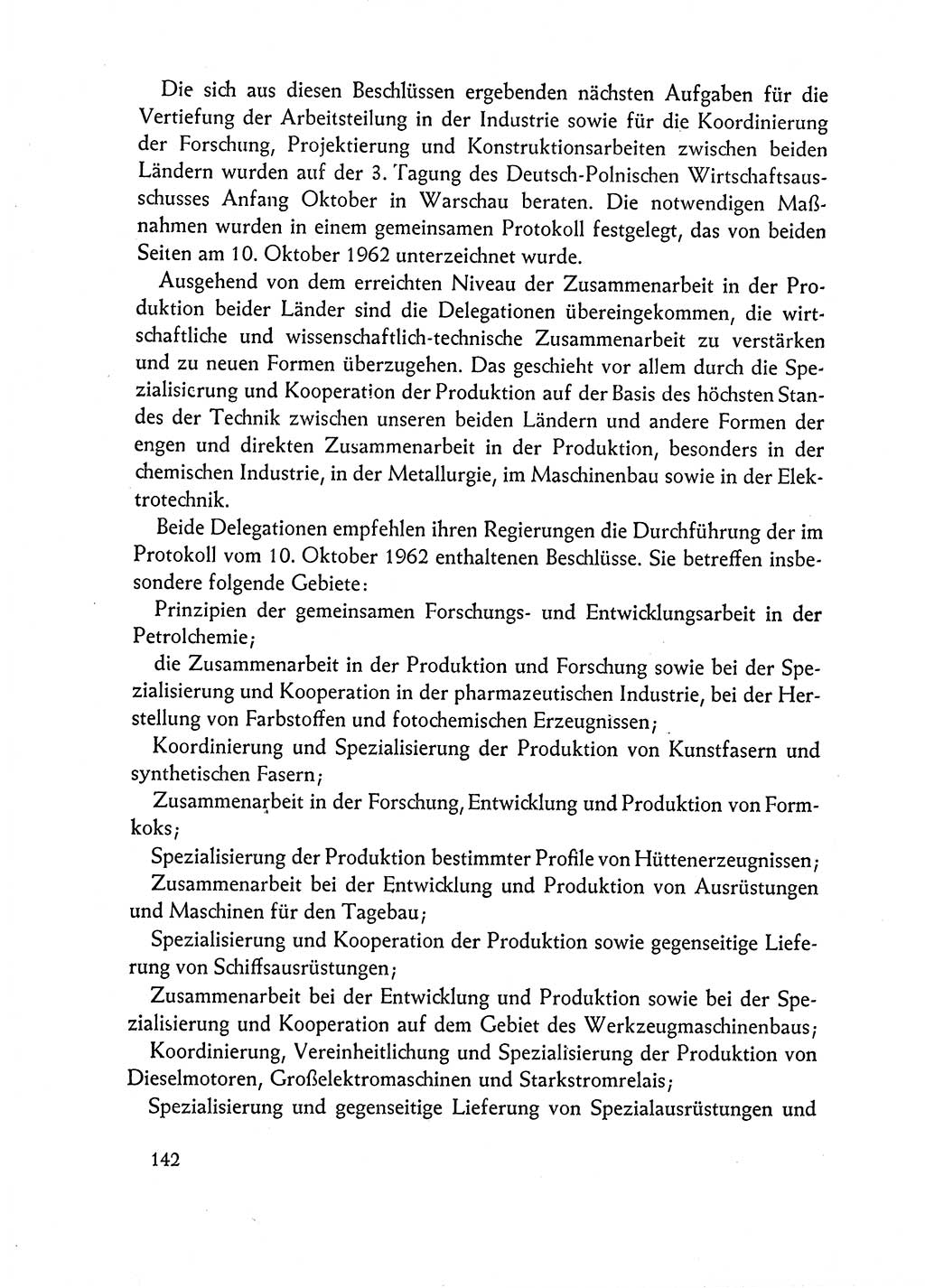 Dokumente der Sozialistischen Einheitspartei Deutschlands (SED) [Deutsche Demokratische Republik (DDR)] 1962-1963, Seite 142 (Dok. SED DDR 1962-1963, S. 142)