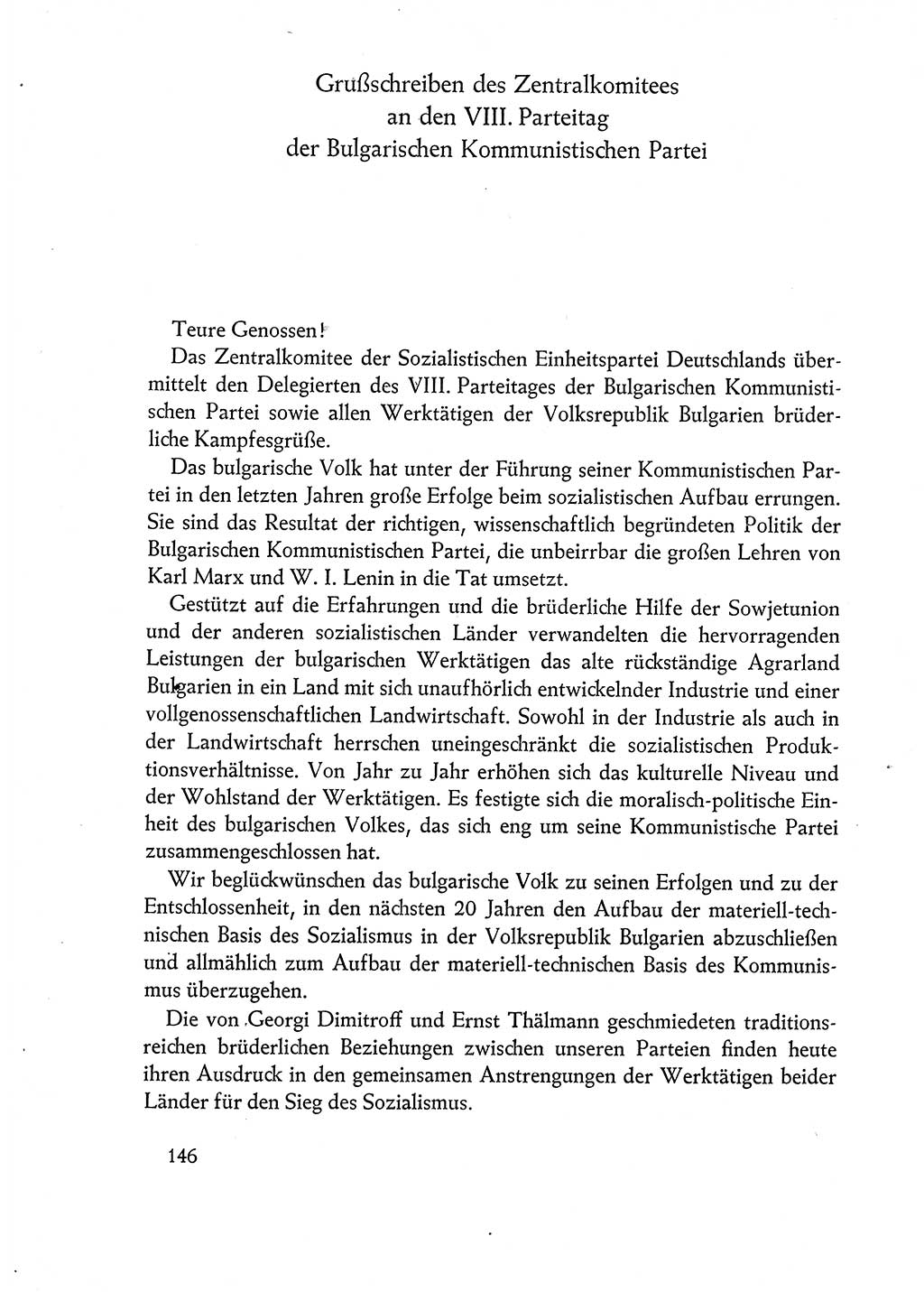Dokumente der Sozialistischen Einheitspartei Deutschlands (SED) [Deutsche Demokratische Republik (DDR)] 1962-1963, Seite 146 (Dok. SED DDR 1962-1963, S. 146)