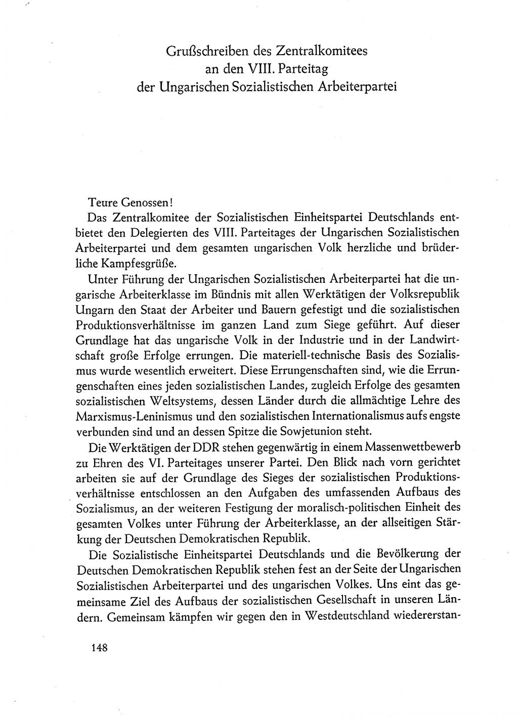 Dokumente der Sozialistischen Einheitspartei Deutschlands (SED) [Deutsche Demokratische Republik (DDR)] 1962-1963, Seite 148 (Dok. SED DDR 1962-1963, S. 148)