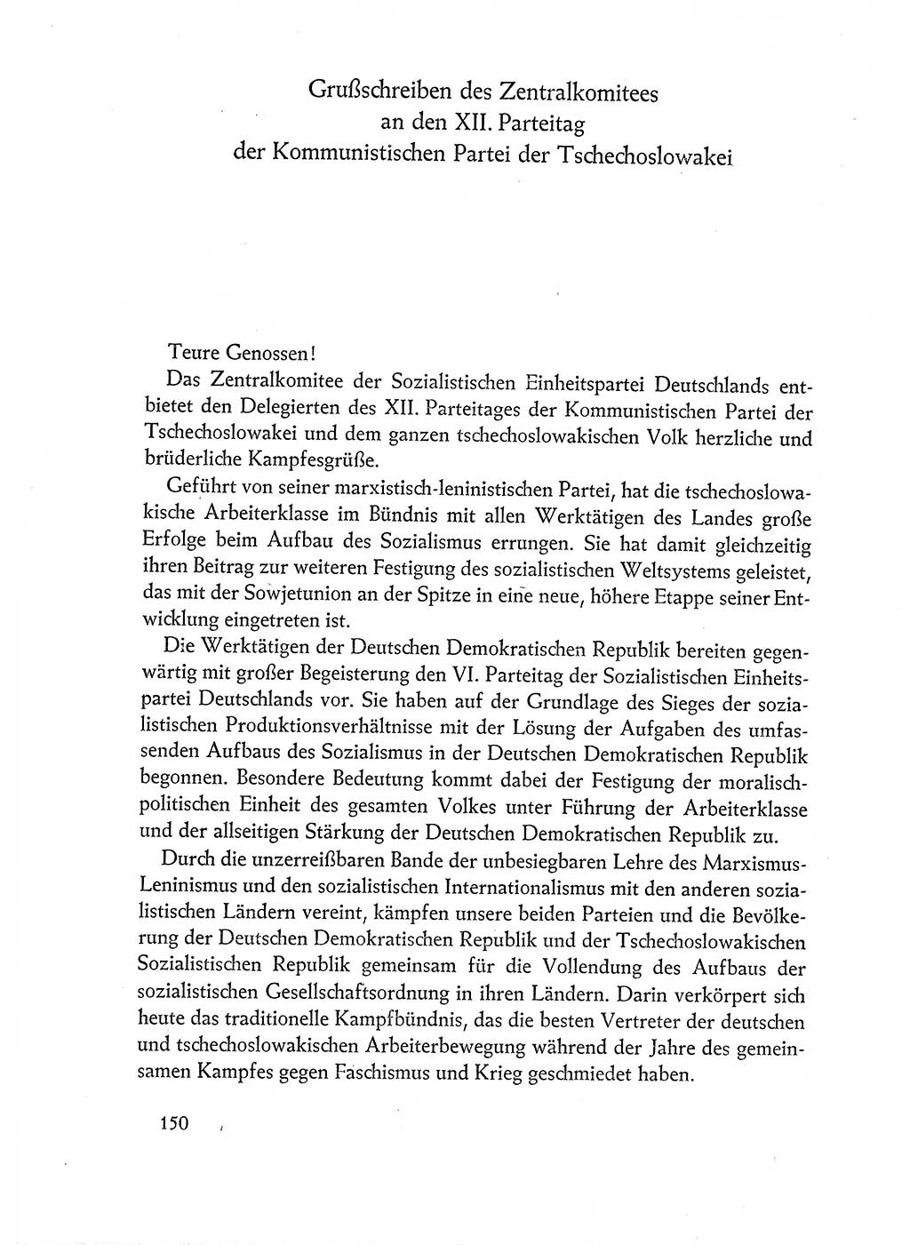 Dokumente der Sozialistischen Einheitspartei Deutschlands (SED) [Deutsche Demokratische Republik (DDR)] 1962-1963, Seite 150 (Dok. SED DDR 1962-1963, S. 150)