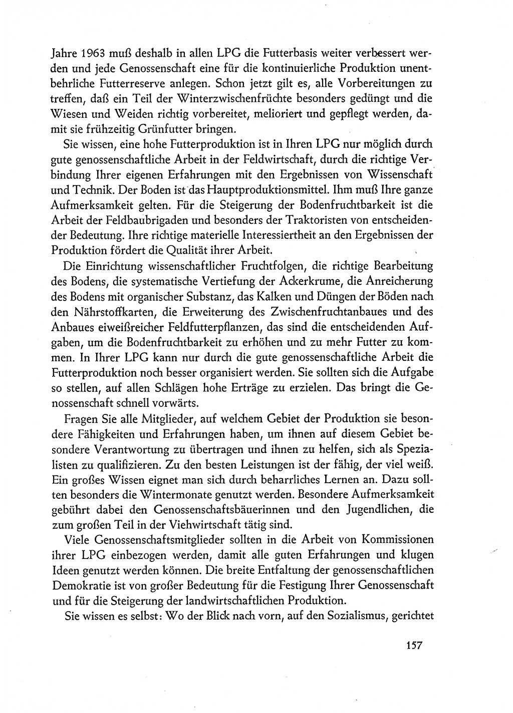 Dokumente der Sozialistischen Einheitspartei Deutschlands (SED) [Deutsche Demokratische Republik (DDR)] 1962-1963, Seite 157 (Dok. SED DDR 1962-1963, S. 157)