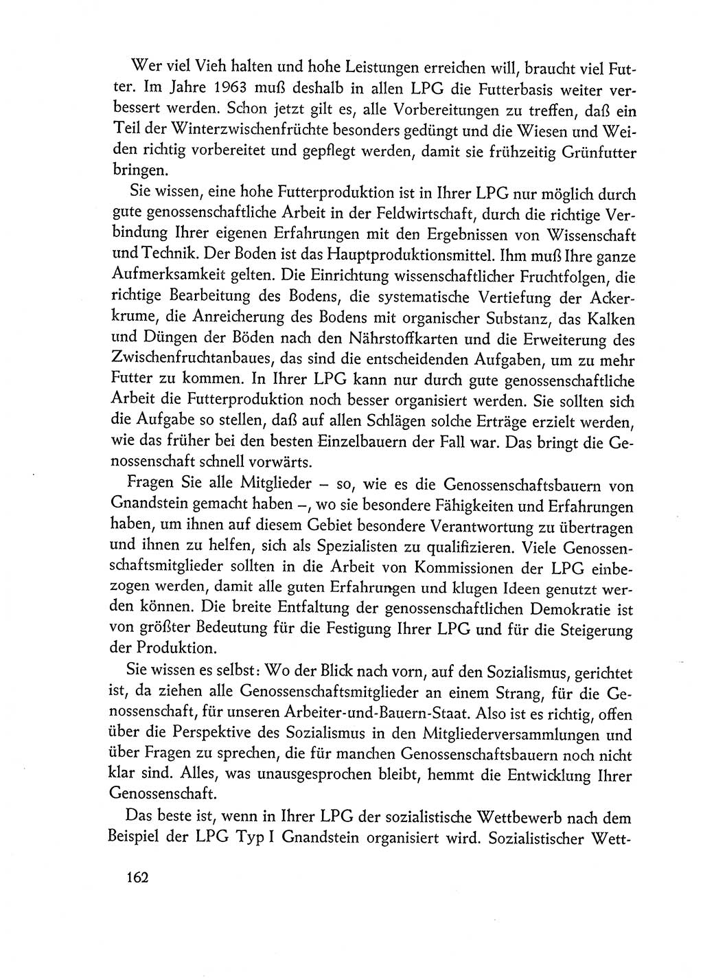 Dokumente der Sozialistischen Einheitspartei Deutschlands (SED) [Deutsche Demokratische Republik (DDR)] 1962-1963, Seite 162 (Dok. SED DDR 1962-1963, S. 162)