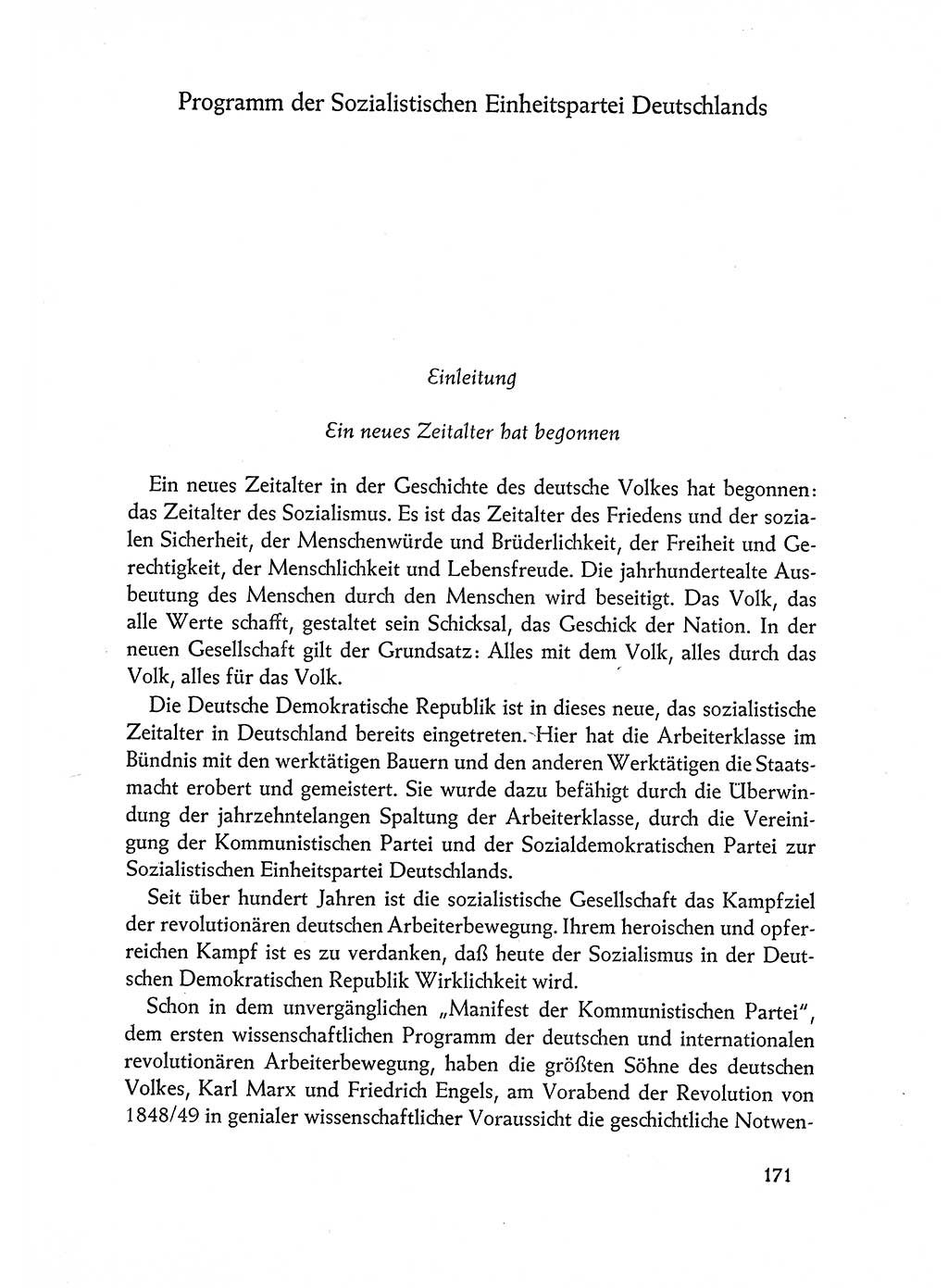 Dokumente der Sozialistischen Einheitspartei Deutschlands (SED) [Deutsche Demokratische Republik (DDR)] 1962-1963, Seite 171 (Dok. SED DDR 1962-1963, S. 171)