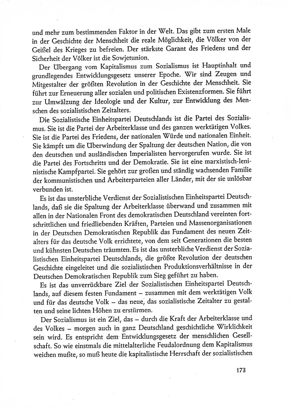 Dokumente der Sozialistischen Einheitspartei Deutschlands (SED) [Deutsche Demokratische Republik (DDR)] 1962-1963, Seite 173 (Dok. SED DDR 1962-1963, S. 173)