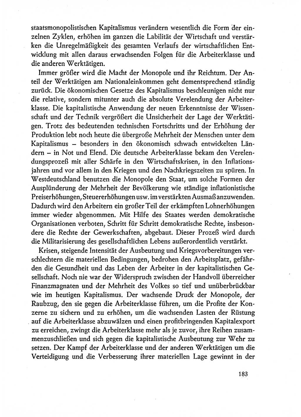 Dokumente der Sozialistischen Einheitspartei Deutschlands (SED) [Deutsche Demokratische Republik (DDR)] 1962-1963, Seite 183 (Dok. SED DDR 1962-1963, S. 183)