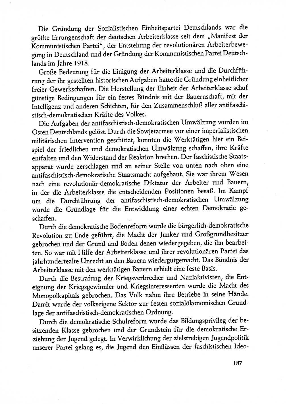 Dokumente der Sozialistischen Einheitspartei Deutschlands (SED) [Deutsche Demokratische Republik (DDR)] 1962-1963, Seite 187 (Dok. SED DDR 1962-1963, S. 187)