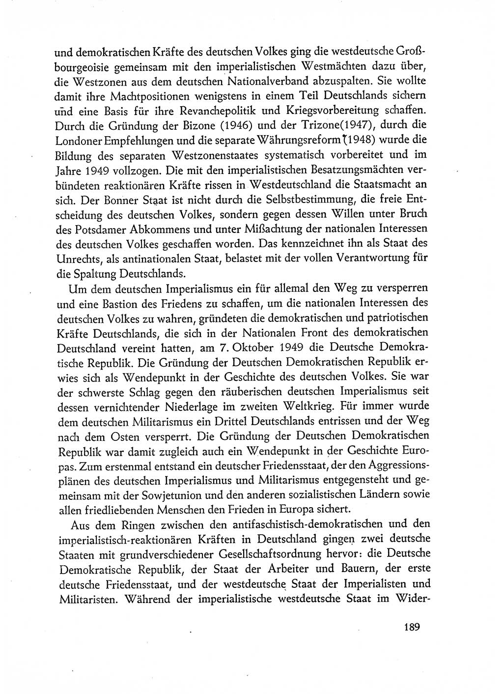 Dokumente der Sozialistischen Einheitspartei Deutschlands (SED) [Deutsche Demokratische Republik (DDR)] 1962-1963, Seite 189 (Dok. SED DDR 1962-1963, S. 189)