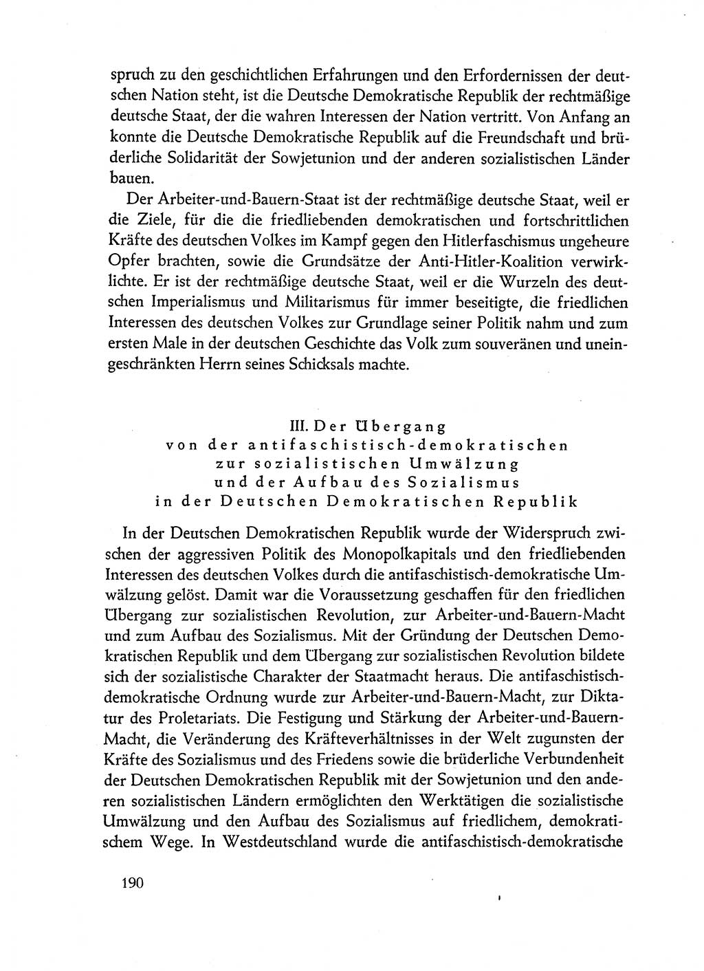 Dokumente der Sozialistischen Einheitspartei Deutschlands (SED) [Deutsche Demokratische Republik (DDR)] 1962-1963, Seite 190 (Dok. SED DDR 1962-1963, S. 190)