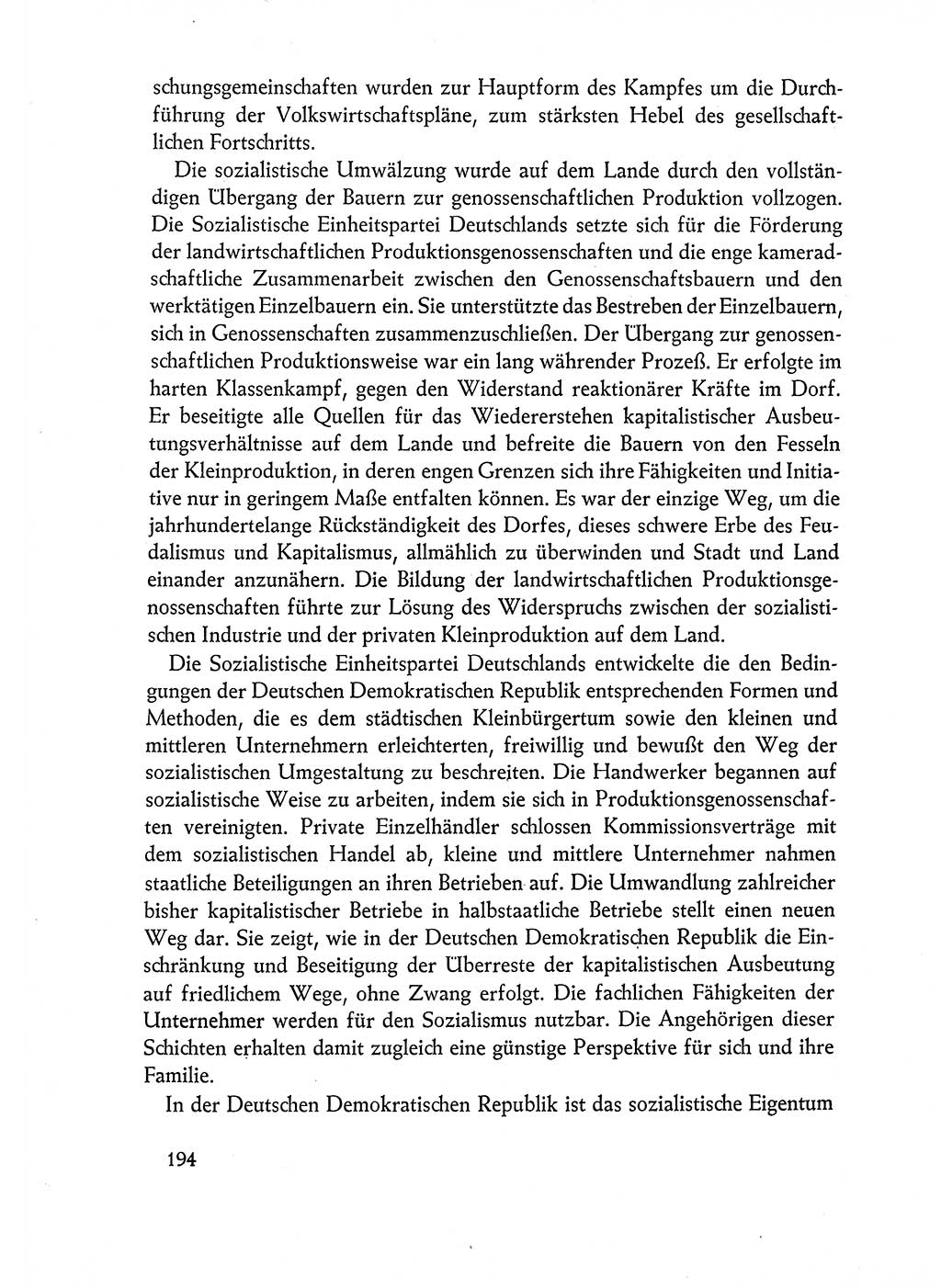 Dokumente der Sozialistischen Einheitspartei Deutschlands (SED) [Deutsche Demokratische Republik (DDR)] 1962-1963, Seite 194 (Dok. SED DDR 1962-1963, S. 194)