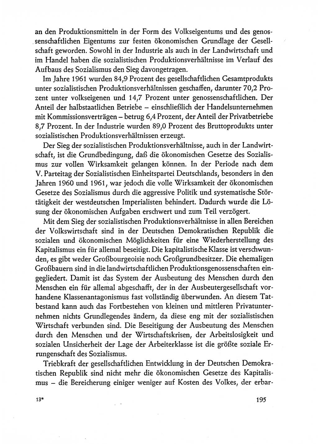 Dokumente der Sozialistischen Einheitspartei Deutschlands (SED) [Deutsche Demokratische Republik (DDR)] 1962-1963, Seite 195 (Dok. SED DDR 1962-1963, S. 195)