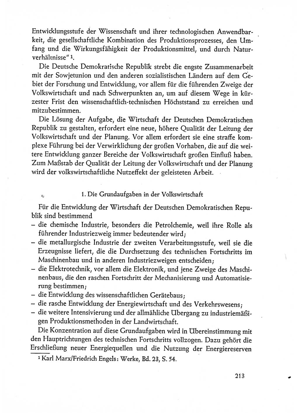 Dokumente der Sozialistischen Einheitspartei Deutschlands (SED) [Deutsche Demokratische Republik (DDR)] 1962-1963, Seite 213 (Dok. SED DDR 1962-1963, S. 213)