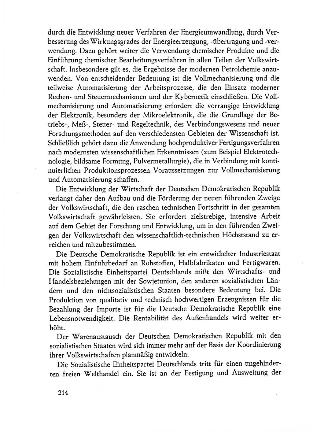 Dokumente der Sozialistischen Einheitspartei Deutschlands (SED) [Deutsche Demokratische Republik (DDR)] 1962-1963, Seite 214 (Dok. SED DDR 1962-1963, S. 214)