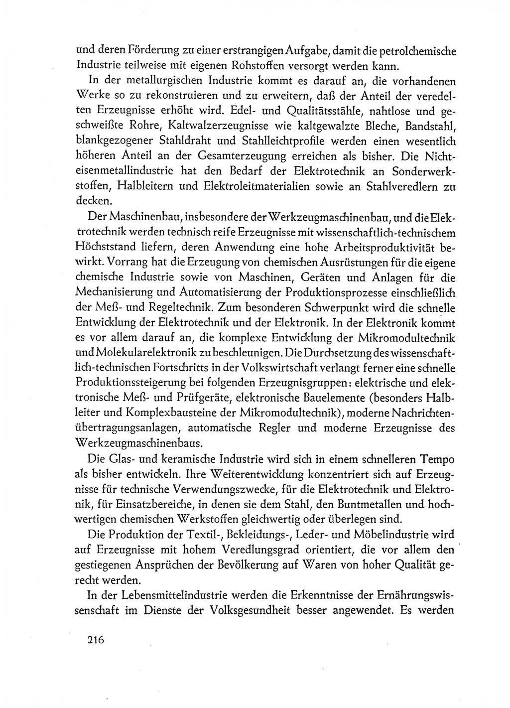 Dokumente der Sozialistischen Einheitspartei Deutschlands (SED) [Deutsche Demokratische Republik (DDR)] 1962-1963, Seite 216 (Dok. SED DDR 1962-1963, S. 216)