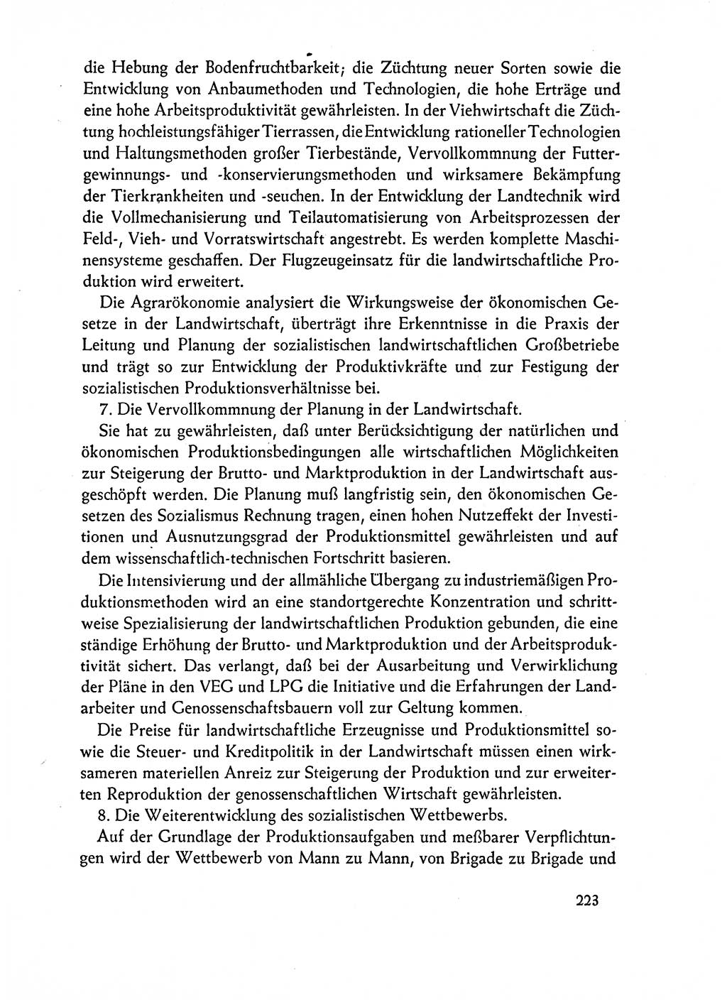 Dokumente der Sozialistischen Einheitspartei Deutschlands (SED) [Deutsche Demokratische Republik (DDR)] 1962-1963, Seite 223 (Dok. SED DDR 1962-1963, S. 223)