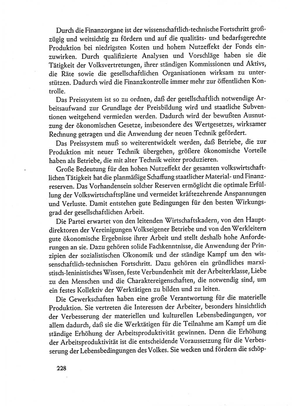 Dokumente der Sozialistischen Einheitspartei Deutschlands (SED) [Deutsche Demokratische Republik (DDR)] 1962-1963, Seite 228 (Dok. SED DDR 1962-1963, S. 228)