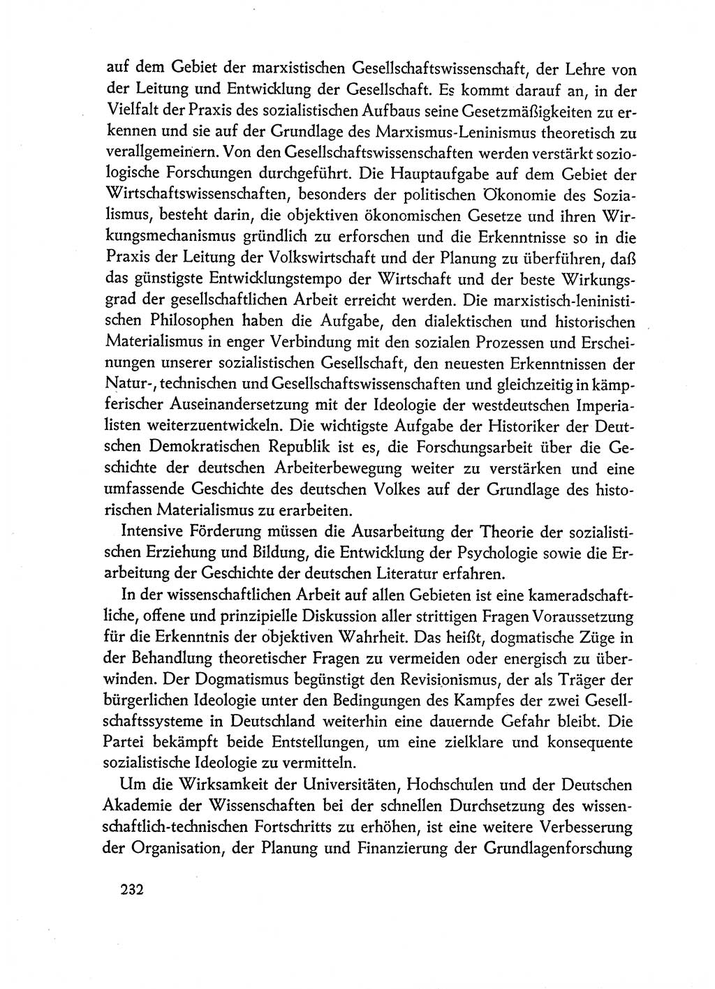 Dokumente der Sozialistischen Einheitspartei Deutschlands (SED) [Deutsche Demokratische Republik (DDR)] 1962-1963, Seite 232 (Dok. SED DDR 1962-1963, S. 232)