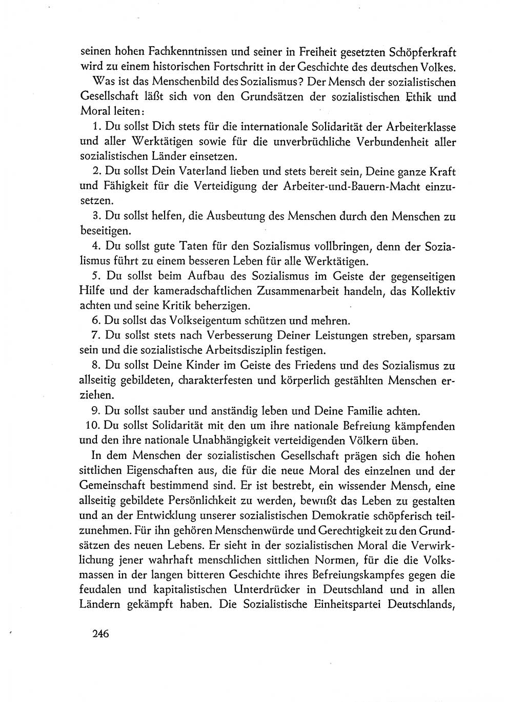 Dokumente der Sozialistischen Einheitspartei Deutschlands (SED) [Deutsche Demokratische Republik (DDR)] 1962-1963, Seite 246 (Dok. SED DDR 1962-1963, S. 246)