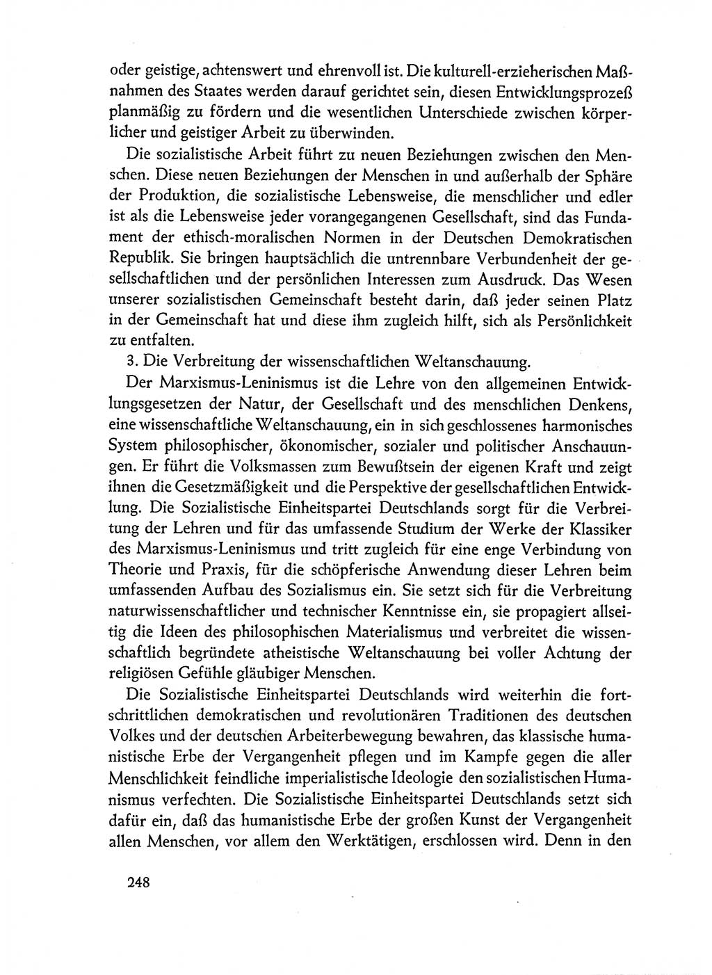 Dokumente der Sozialistischen Einheitspartei Deutschlands (SED) [Deutsche Demokratische Republik (DDR)] 1962-1963, Seite 248 (Dok. SED DDR 1962-1963, S. 248)