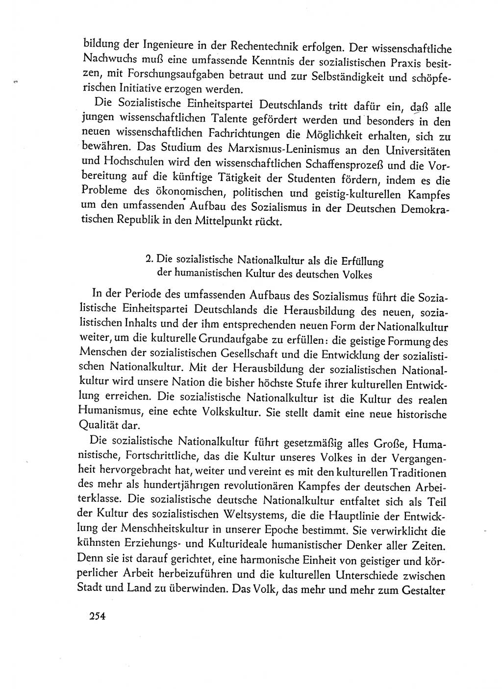Dokumente der Sozialistischen Einheitspartei Deutschlands (SED) [Deutsche Demokratische Republik (DDR)] 1962-1963, Seite 254 (Dok. SED DDR 1962-1963, S. 254)