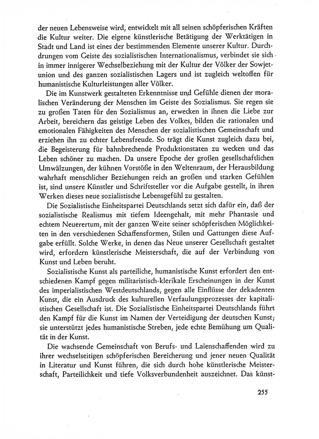 Dokumente der Sozialistischen Einheitspartei Deutschlands (SED) [Deutsche Demokratische Republik (DDR)] 1962-1963, Seite 255 (Dok. SED DDR 1962-1963, S. 255)