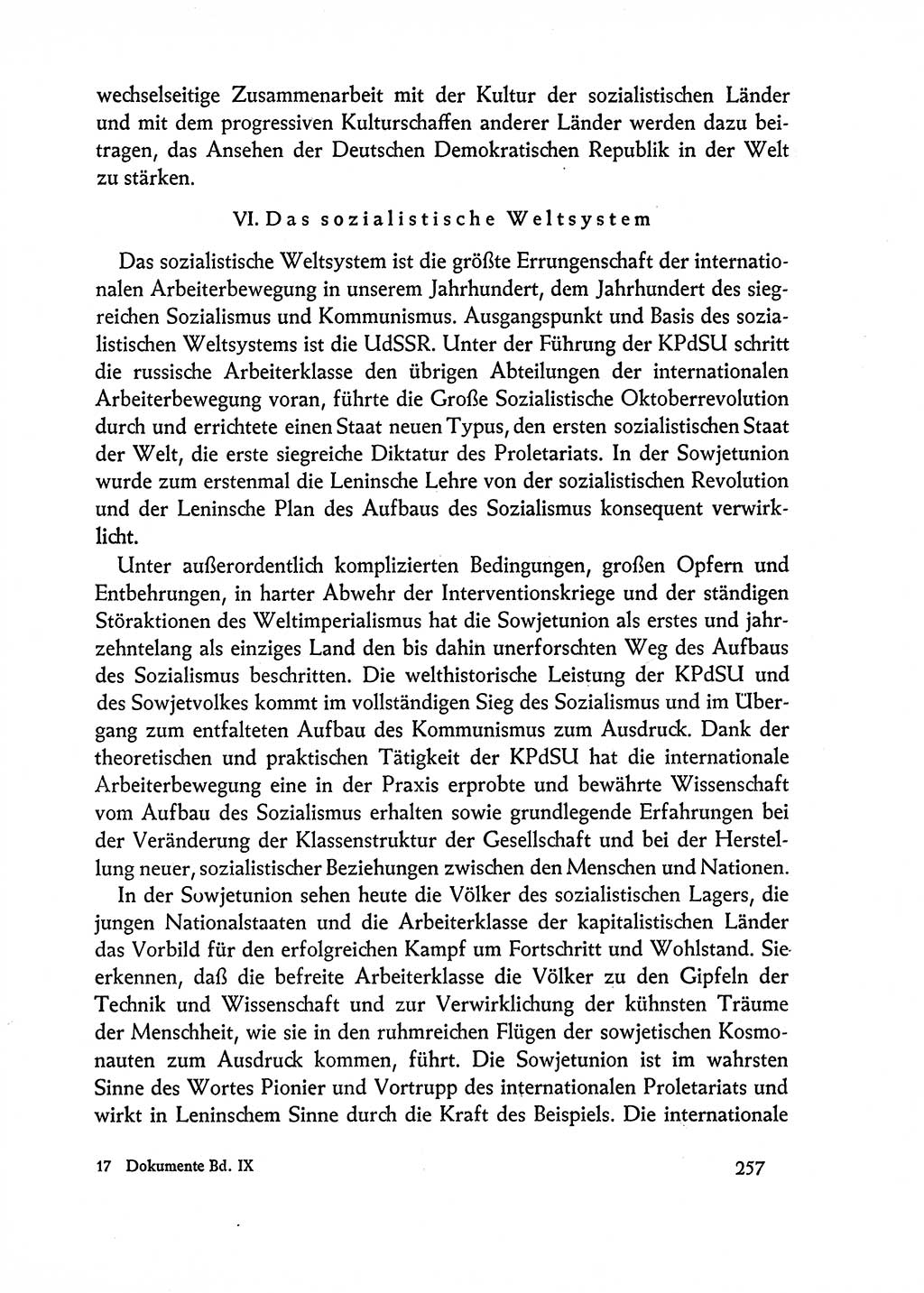 Dokumente der Sozialistischen Einheitspartei Deutschlands (SED) [Deutsche Demokratische Republik (DDR)] 1962-1963, Seite 257 (Dok. SED DDR 1962-1963, S. 257)