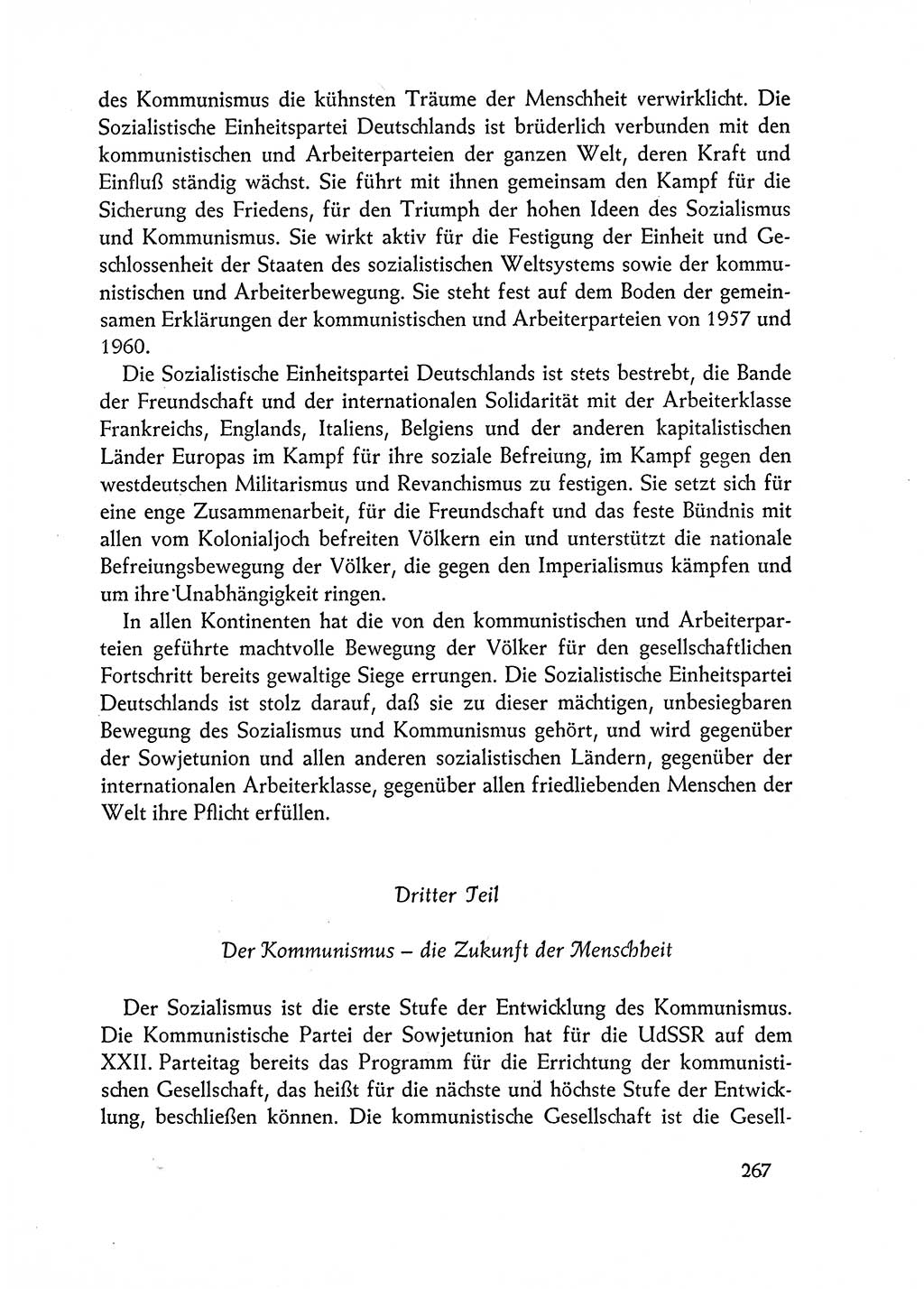 Dokumente der Sozialistischen Einheitspartei Deutschlands (SED) [Deutsche Demokratische Republik (DDR)] 1962-1963, Seite 267 (Dok. SED DDR 1962-1963, S. 267)