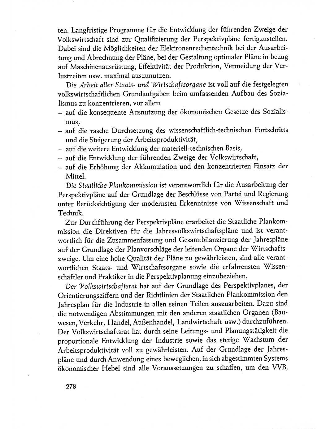 Dokumente der Sozialistischen Einheitspartei Deutschlands (SED) [Deutsche Demokratische Republik (DDR)] 1962-1963, Seite 278 (Dok. SED DDR 1962-1963, S. 278)