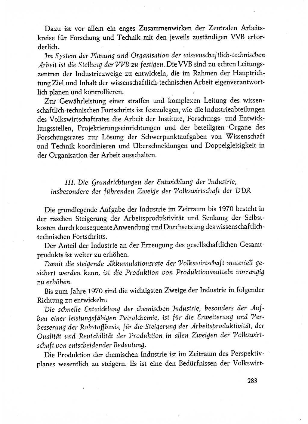 Dokumente der Sozialistischen Einheitspartei Deutschlands (SED) [Deutsche Demokratische Republik (DDR)] 1962-1963, Seite 283 (Dok. SED DDR 1962-1963, S. 283)