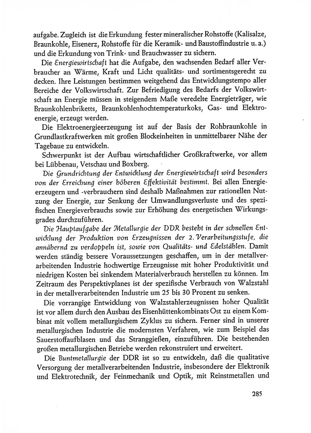 Dokumente der Sozialistischen Einheitspartei Deutschlands (SED) [Deutsche Demokratische Republik (DDR)] 1962-1963, Seite 285 (Dok. SED DDR 1962-1963, S. 285)