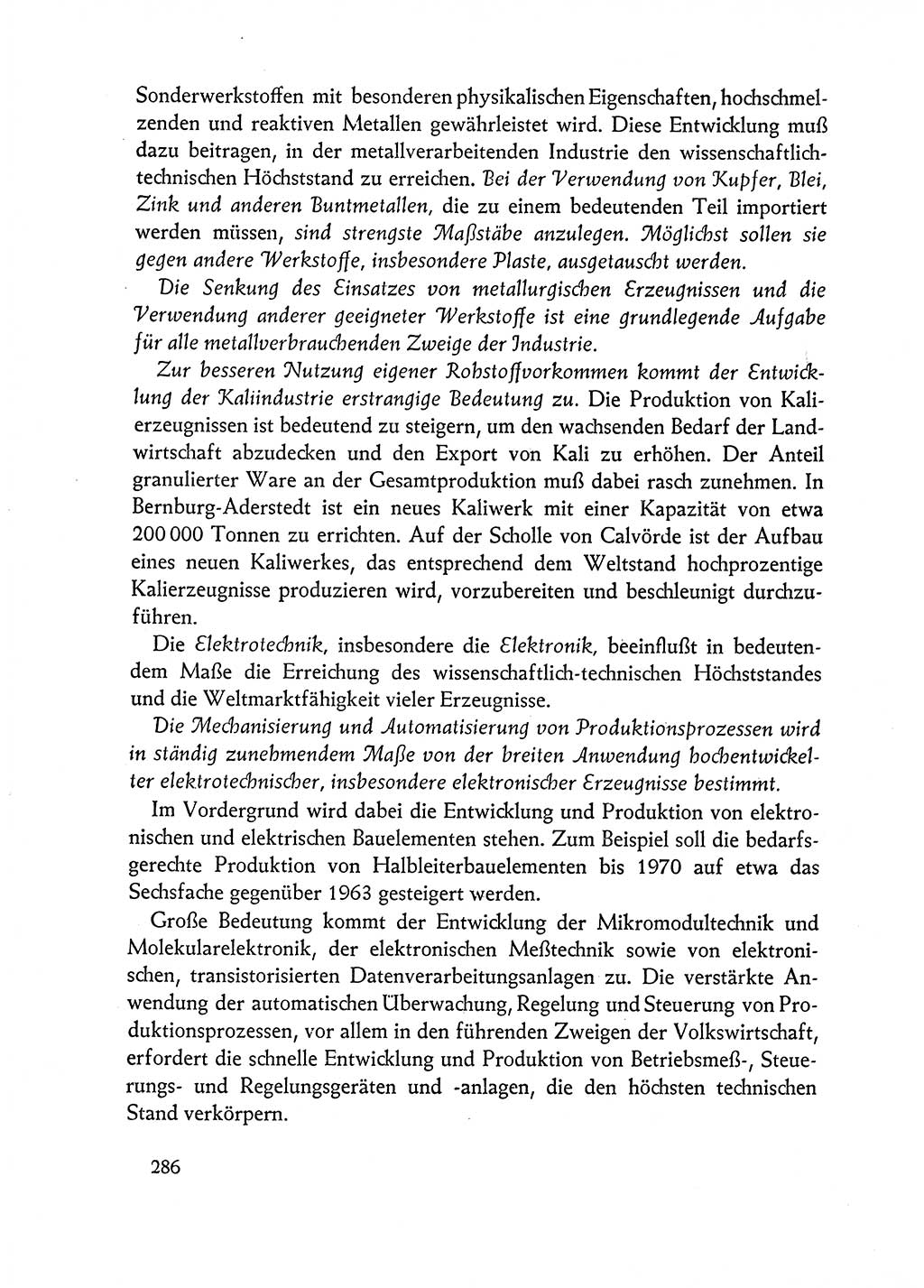 Dokumente der Sozialistischen Einheitspartei Deutschlands (SED) [Deutsche Demokratische Republik (DDR)] 1962-1963, Seite 286 (Dok. SED DDR 1962-1963, S. 286)