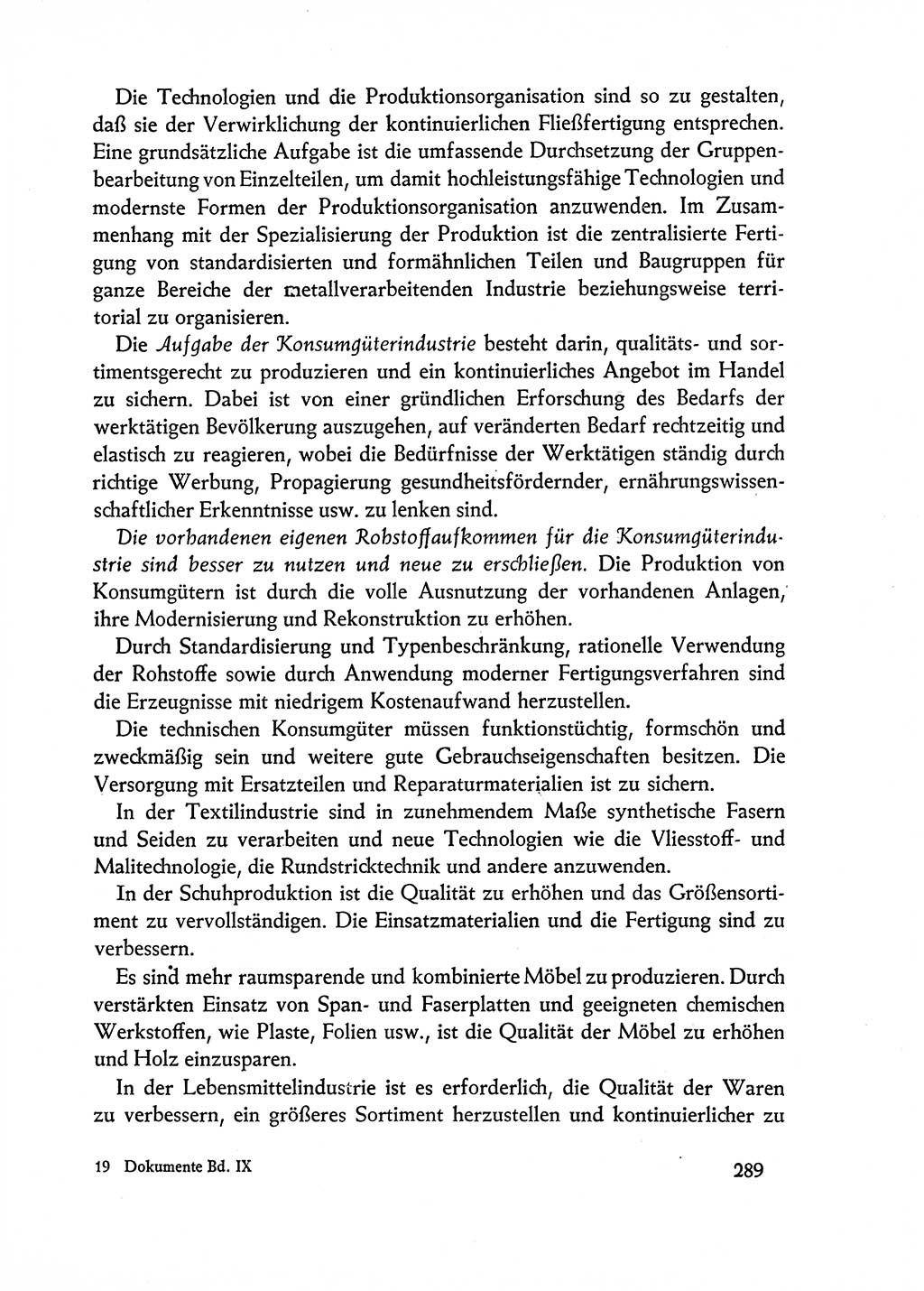 Dokumente der Sozialistischen Einheitspartei Deutschlands (SED) [Deutsche Demokratische Republik (DDR)] 1962-1963, Seite 289 (Dok. SED DDR 1962-1963, S. 289)