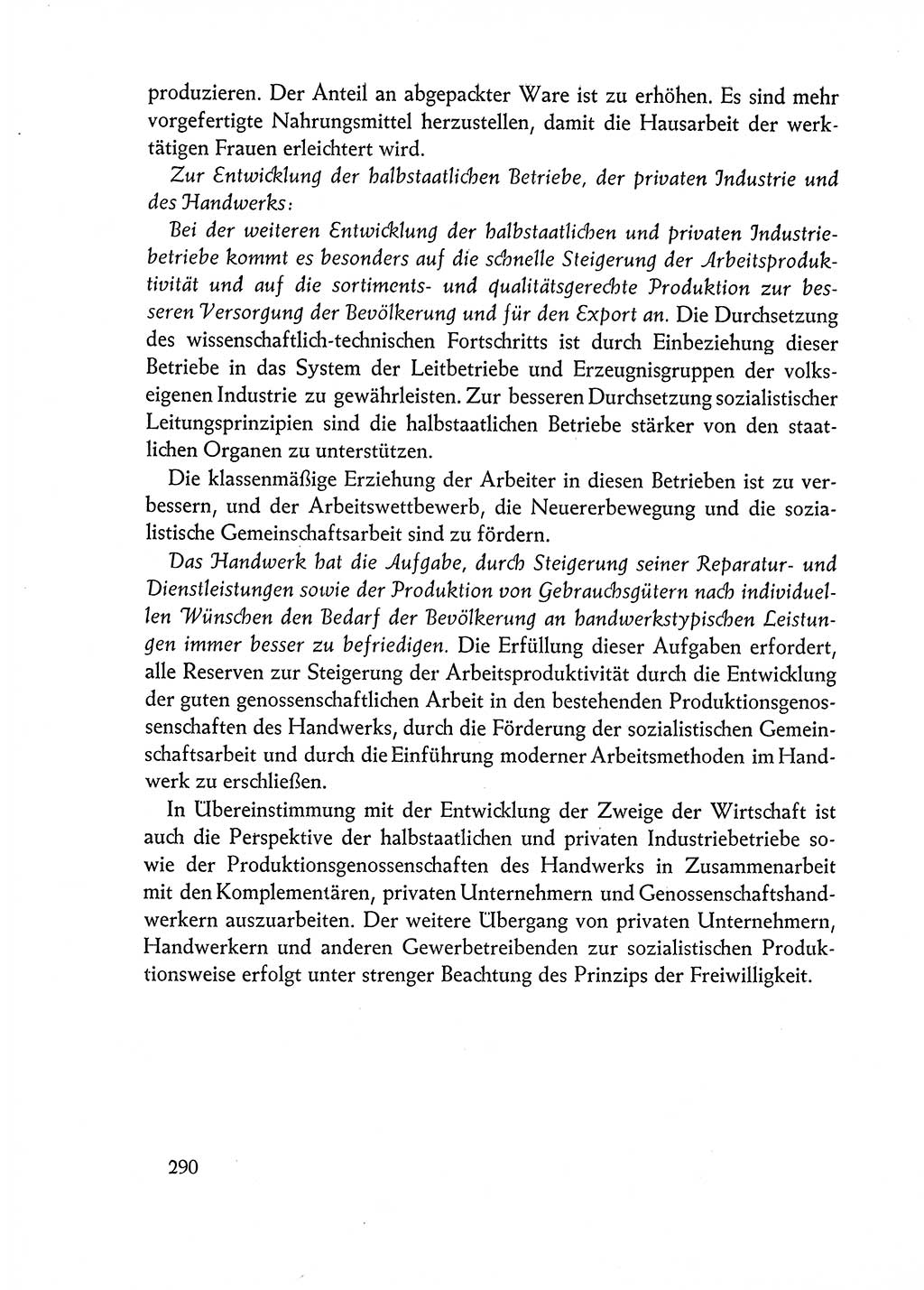 Dokumente der Sozialistischen Einheitspartei Deutschlands (SED) [Deutsche Demokratische Republik (DDR)] 1962-1963, Seite 290 (Dok. SED DDR 1962-1963, S. 290)