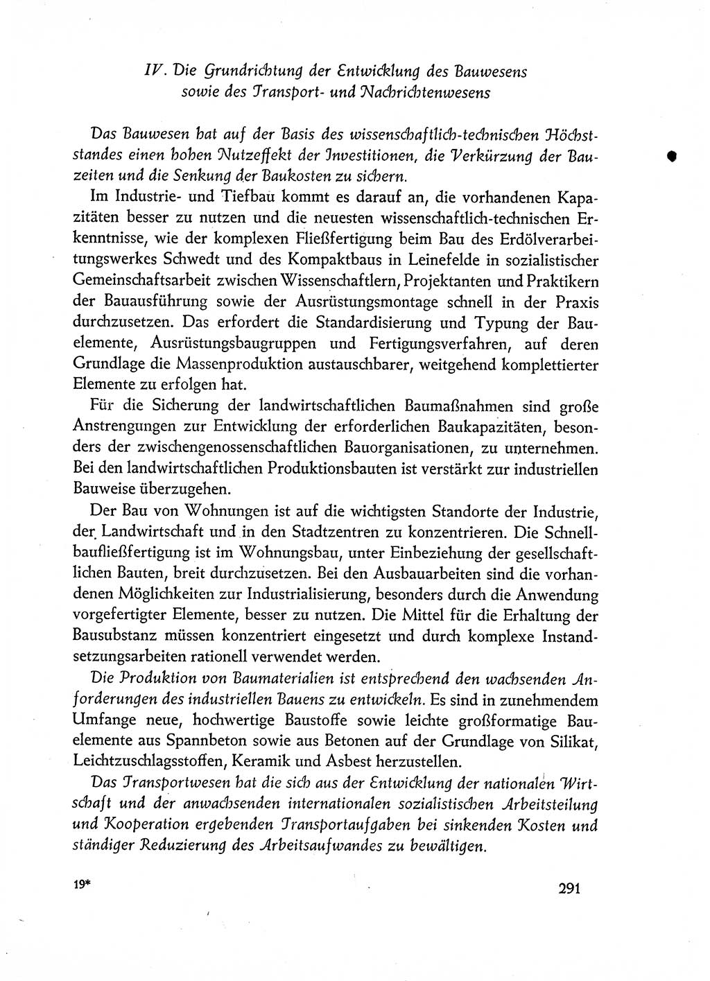 Dokumente der Sozialistischen Einheitspartei Deutschlands (SED) [Deutsche Demokratische Republik (DDR)] 1962-1963, Seite 291 (Dok. SED DDR 1962-1963, S. 291)