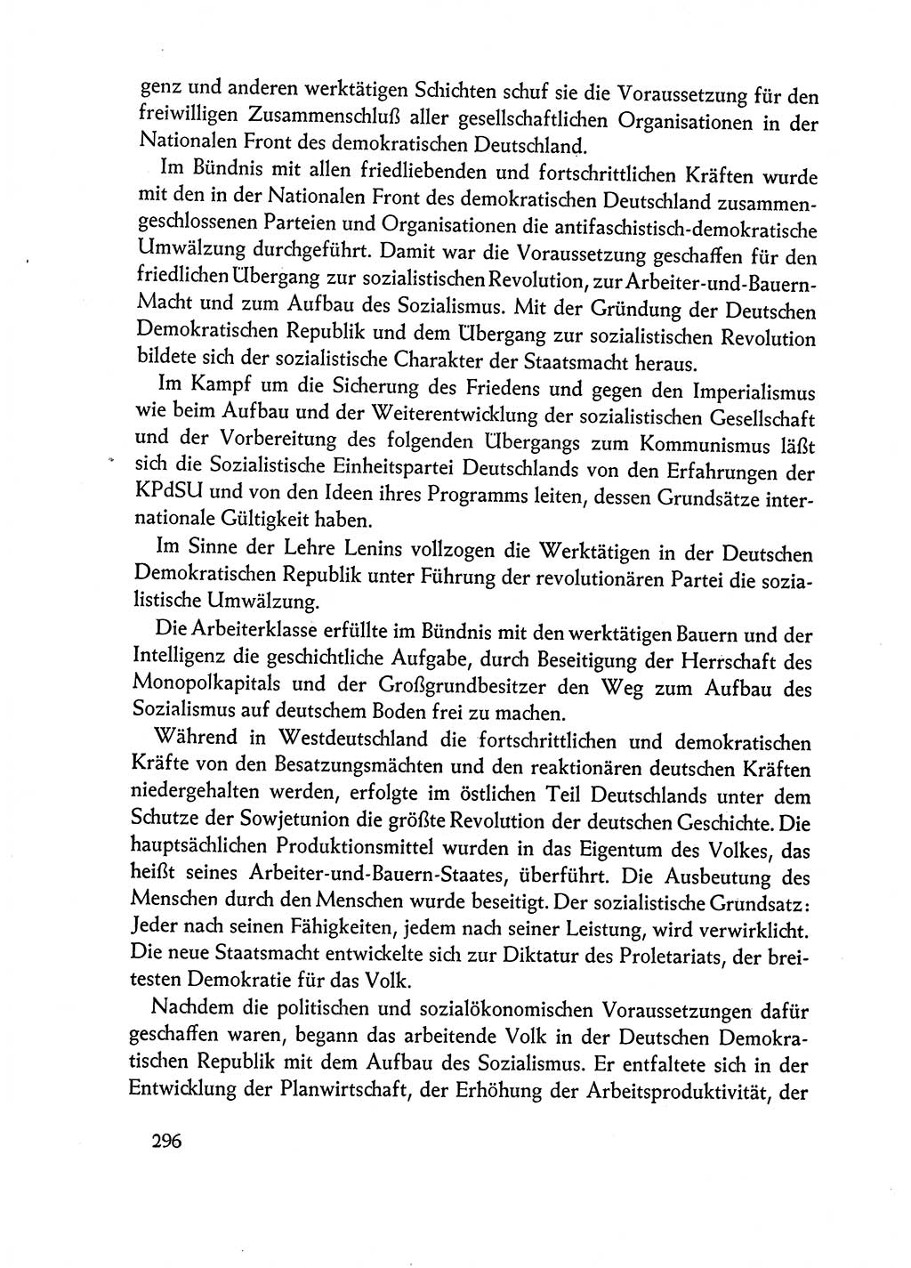 Dokumente der Sozialistischen Einheitspartei Deutschlands (SED) [Deutsche Demokratische Republik (DDR)] 1962-1963, Seite 296 (Dok. SED DDR 1962-1963, S. 296)