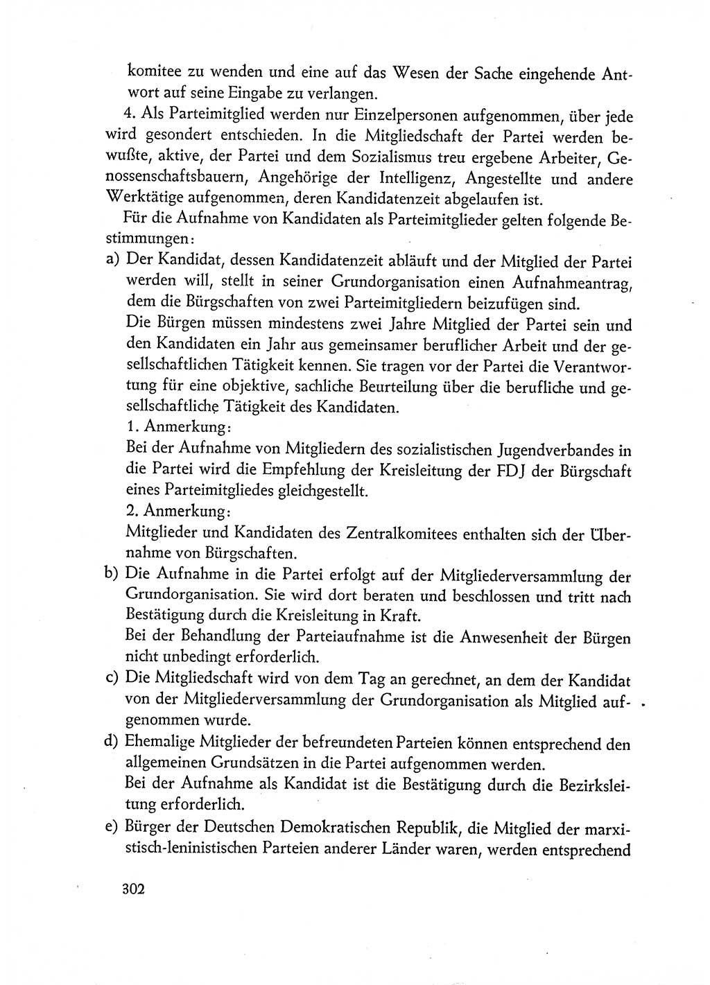 Dokumente der Sozialistischen Einheitspartei Deutschlands (SED) [Deutsche Demokratische Republik (DDR)] 1962-1963, Seite 302 (Dok. SED DDR 1962-1963, S. 302)