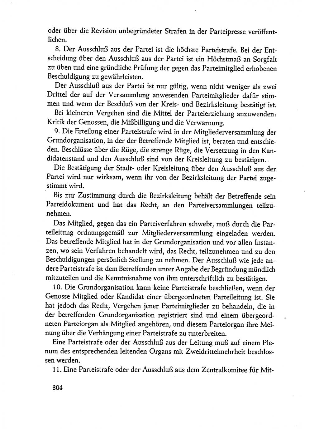 Dokumente der Sozialistischen Einheitspartei Deutschlands (SED) [Deutsche Demokratische Republik (DDR)] 1962-1963, Seite 304 (Dok. SED DDR 1962-1963, S. 304)