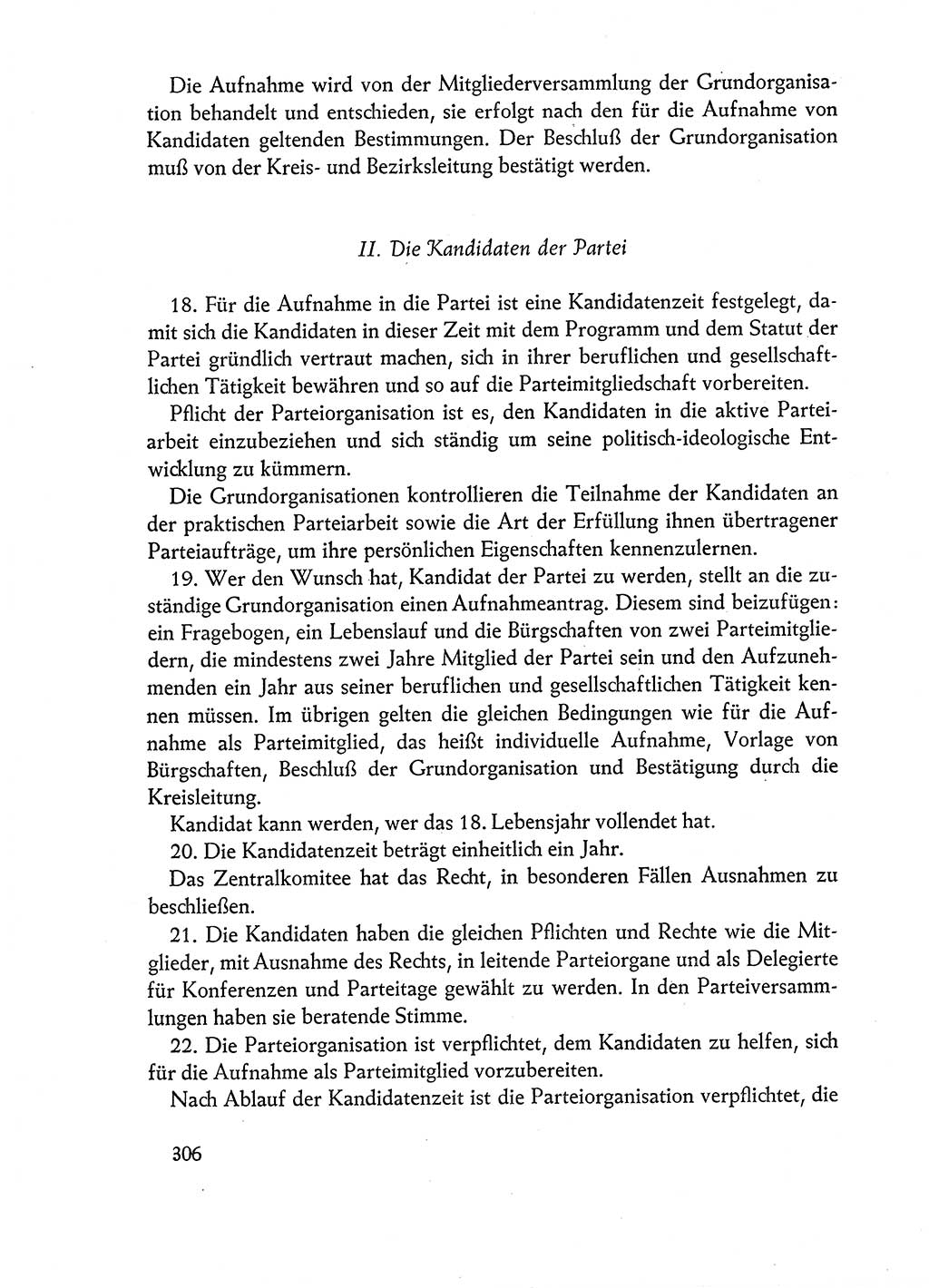 Dokumente der Sozialistischen Einheitspartei Deutschlands (SED) [Deutsche Demokratische Republik (DDR)] 1962-1963, Seite 306 (Dok. SED DDR 1962-1963, S. 306)